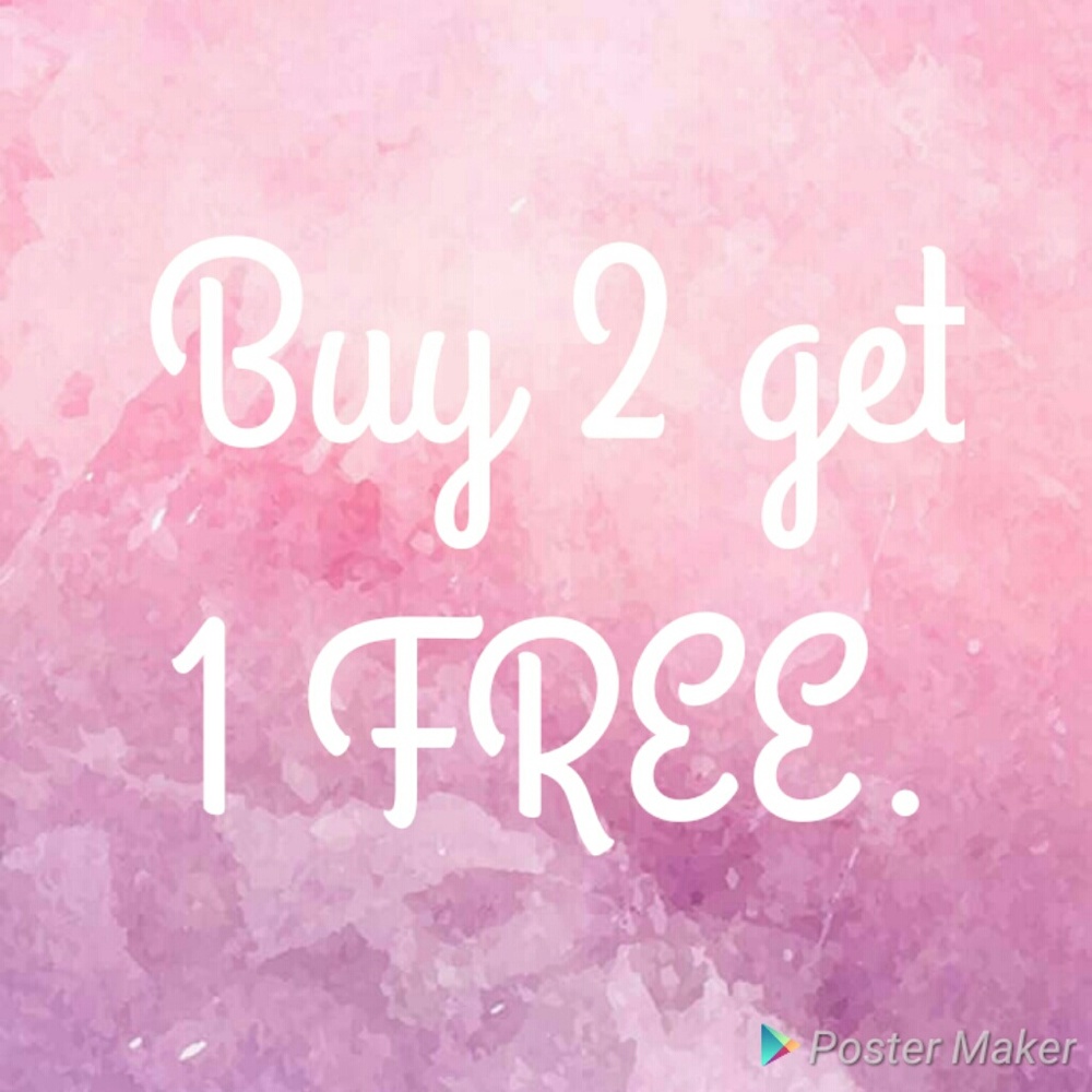 Buy 2 items and get 1 FREE!!